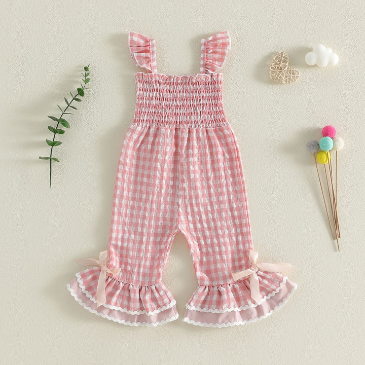 Sleeveless Strap Jumpsuit With Flared Pants