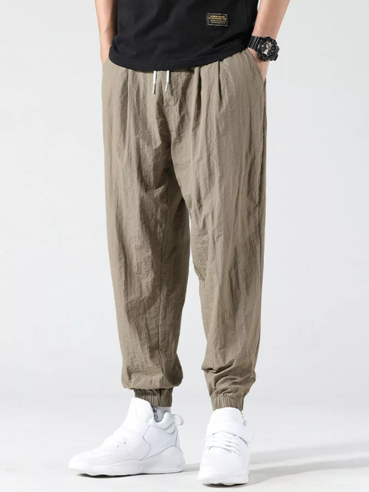 Men's Plus Size Drawstring Loose Fit Joggers