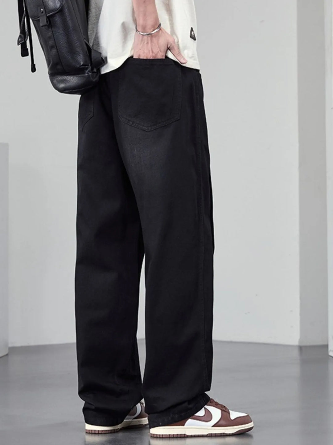 Men's Plus Size Wide Leg Jeans