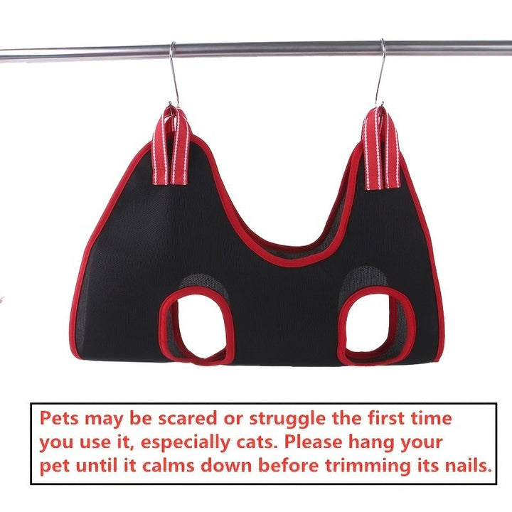 Pet Cat Grooming Hammock Dog Nail Cutting Anti Scratch Bite Fixed Bag Bath Trimming Restraint Bag Beauty Hammock Hanging Pet Set