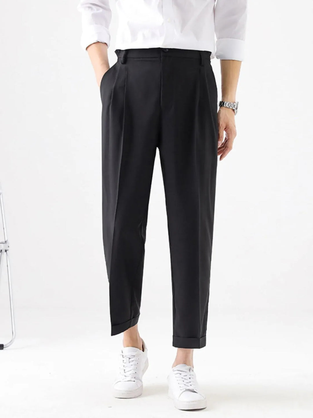 Men's Plus Size Basic style Solid Pants