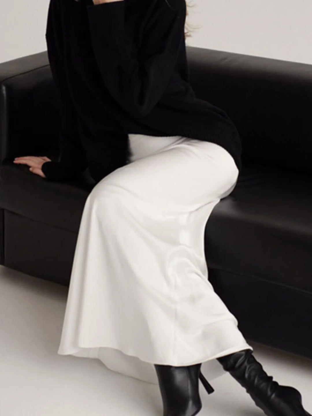 High-Waisted Maxi Skirt