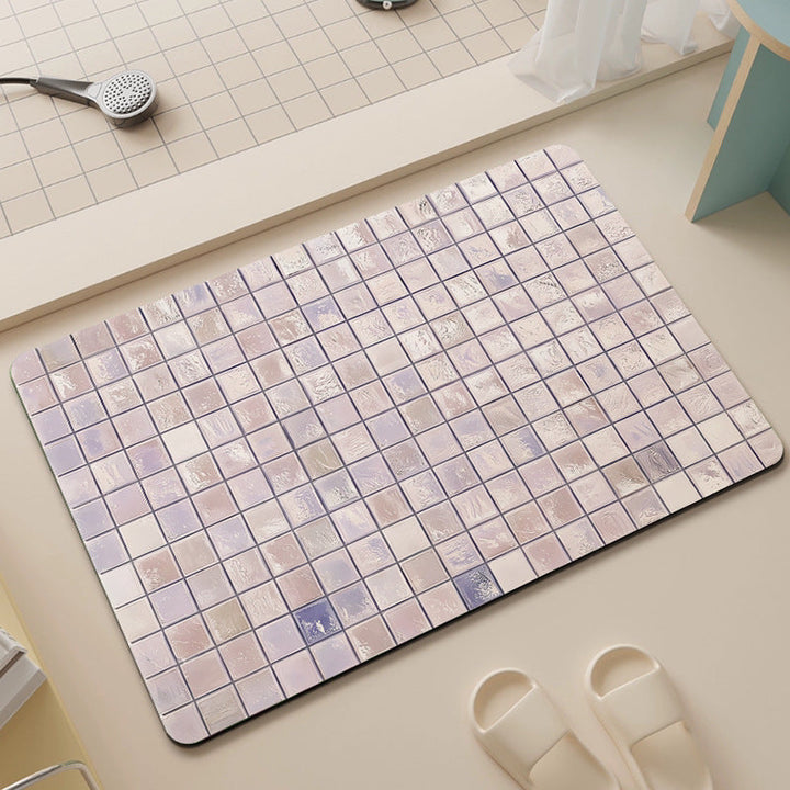 Quick-drying Door Mat Dirt- And Scratch-resistant Foot Mat Diatomaceous Earth Floor Mat