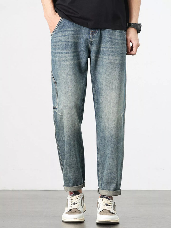Men's Vintage Wash Relaxed Fit Jeans
