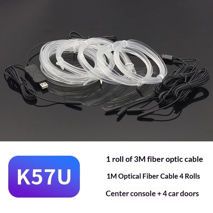 Car Atmosphere Light 64 Color Colorful Optical Fiber Atmosphere Light