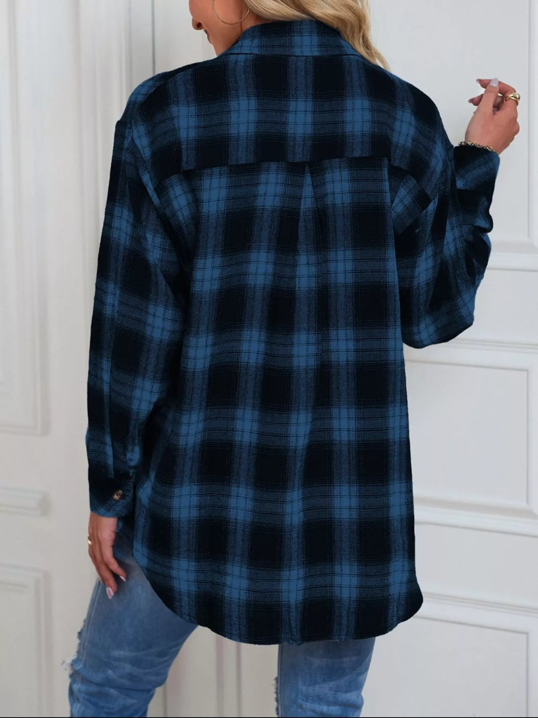 Casual Plaid Button Up Shirt