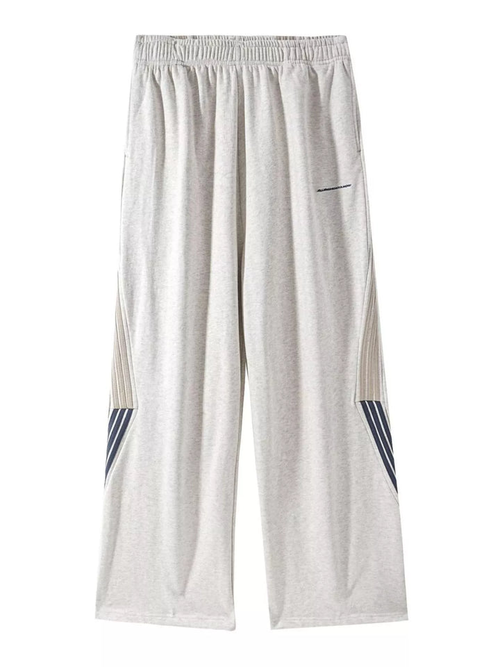 Men's Plus Size Side Striped Relaxed Fit Casual Pants