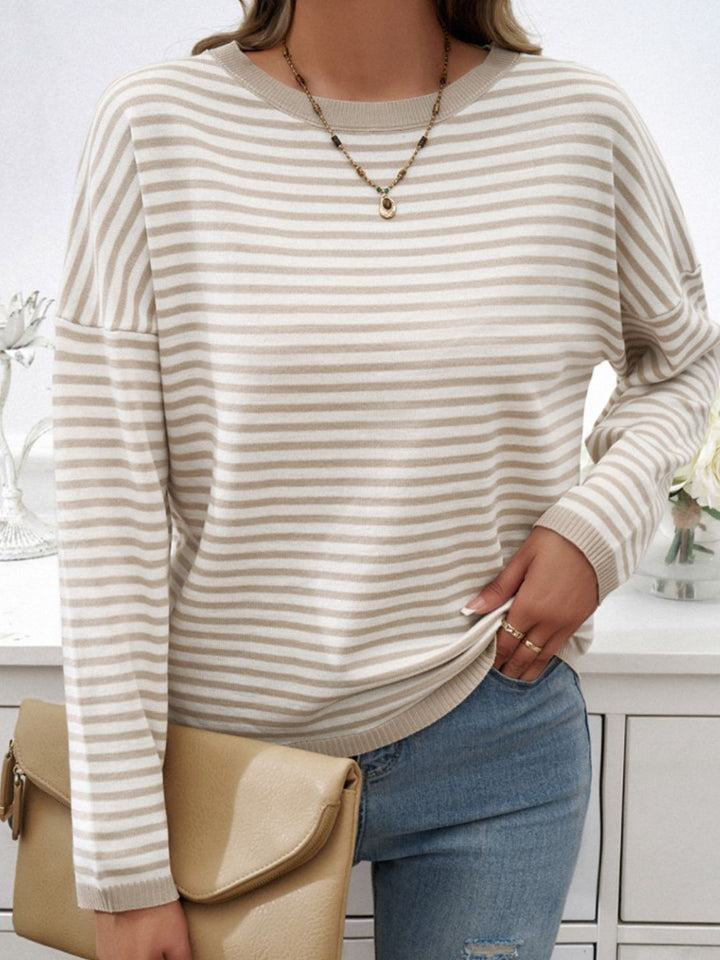 Women's Oversized Striped Sweater