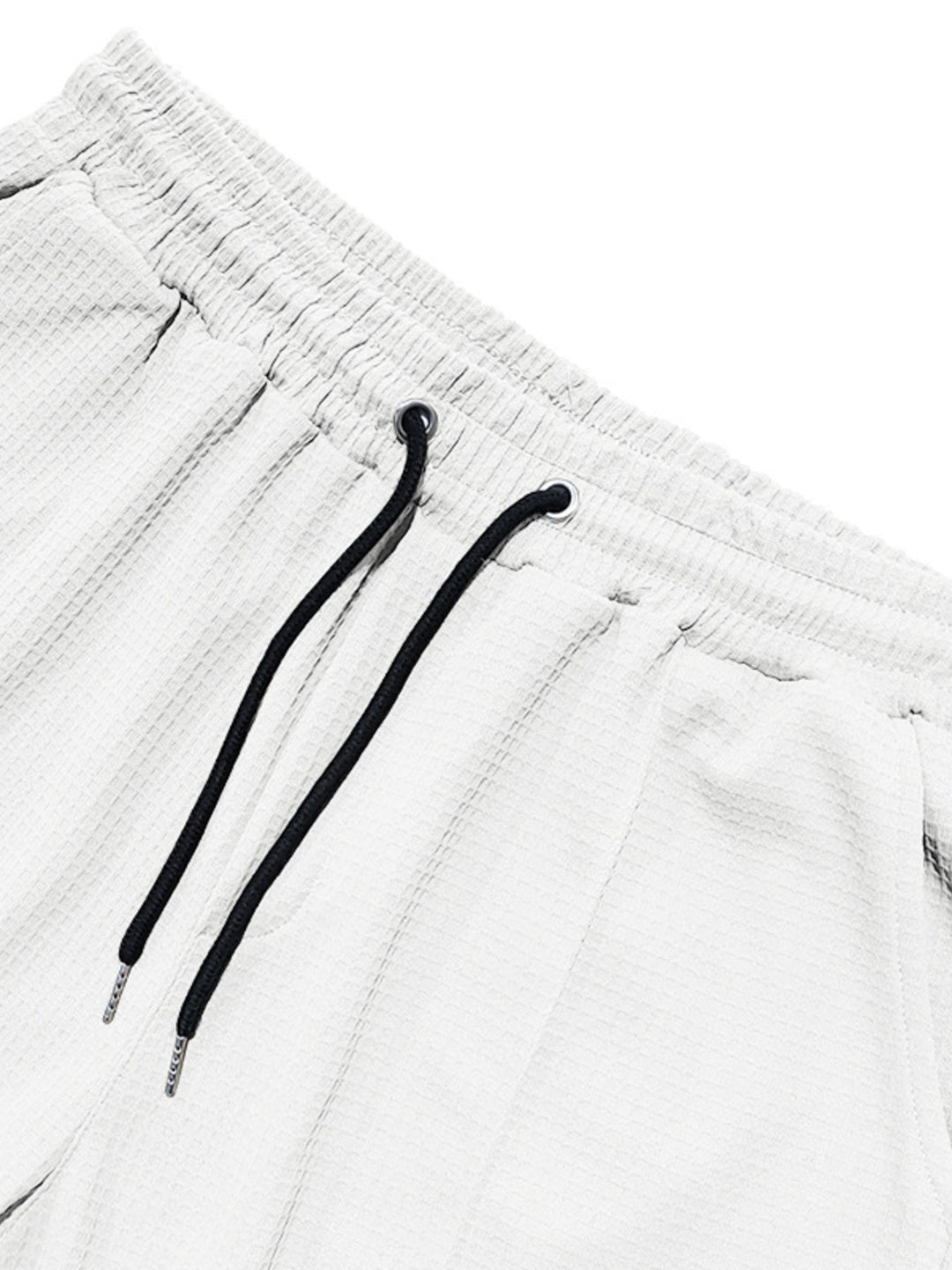 Men's Full Size Textured Drawstring Casual Pants Plus Size