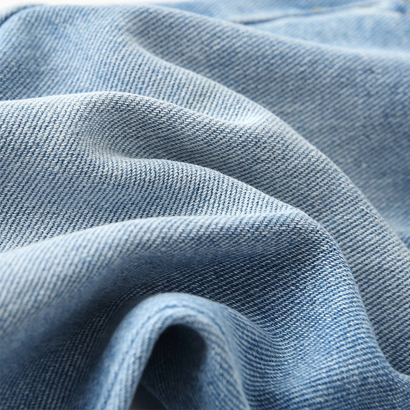 Western-Style Denim Jeans For Girls