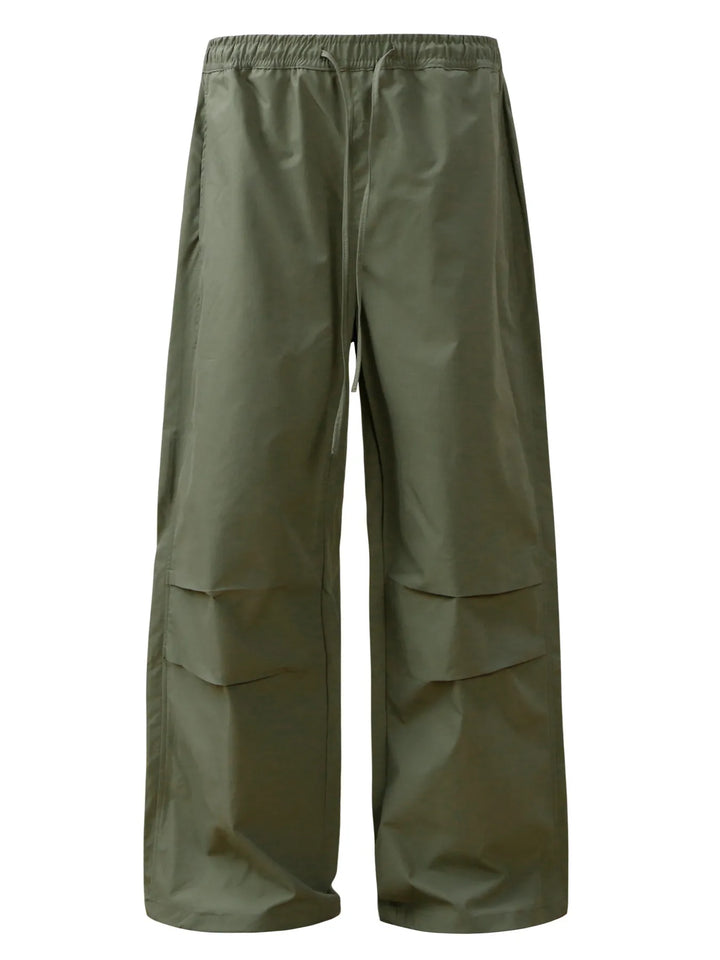 Men's Drawstring Wide Leg Cargo Pants