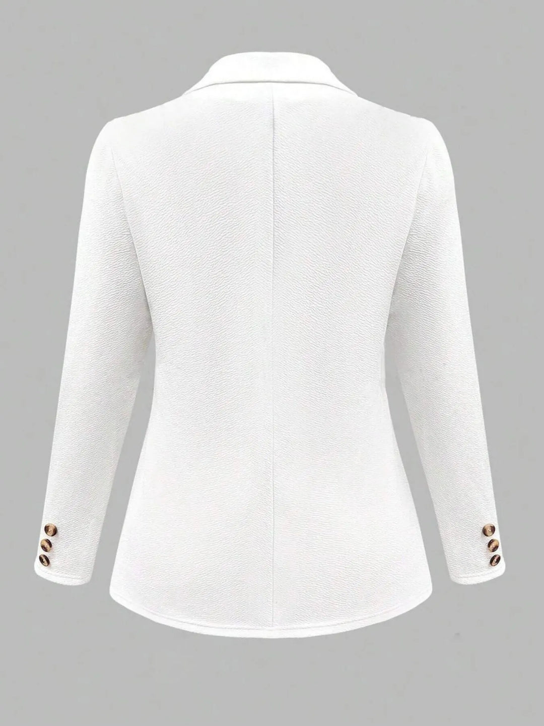 Lapel Collar Open Front Blazer