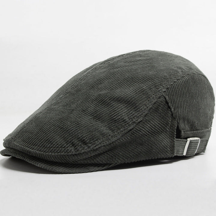 Autumn And Winter Corduroy With Two Hats