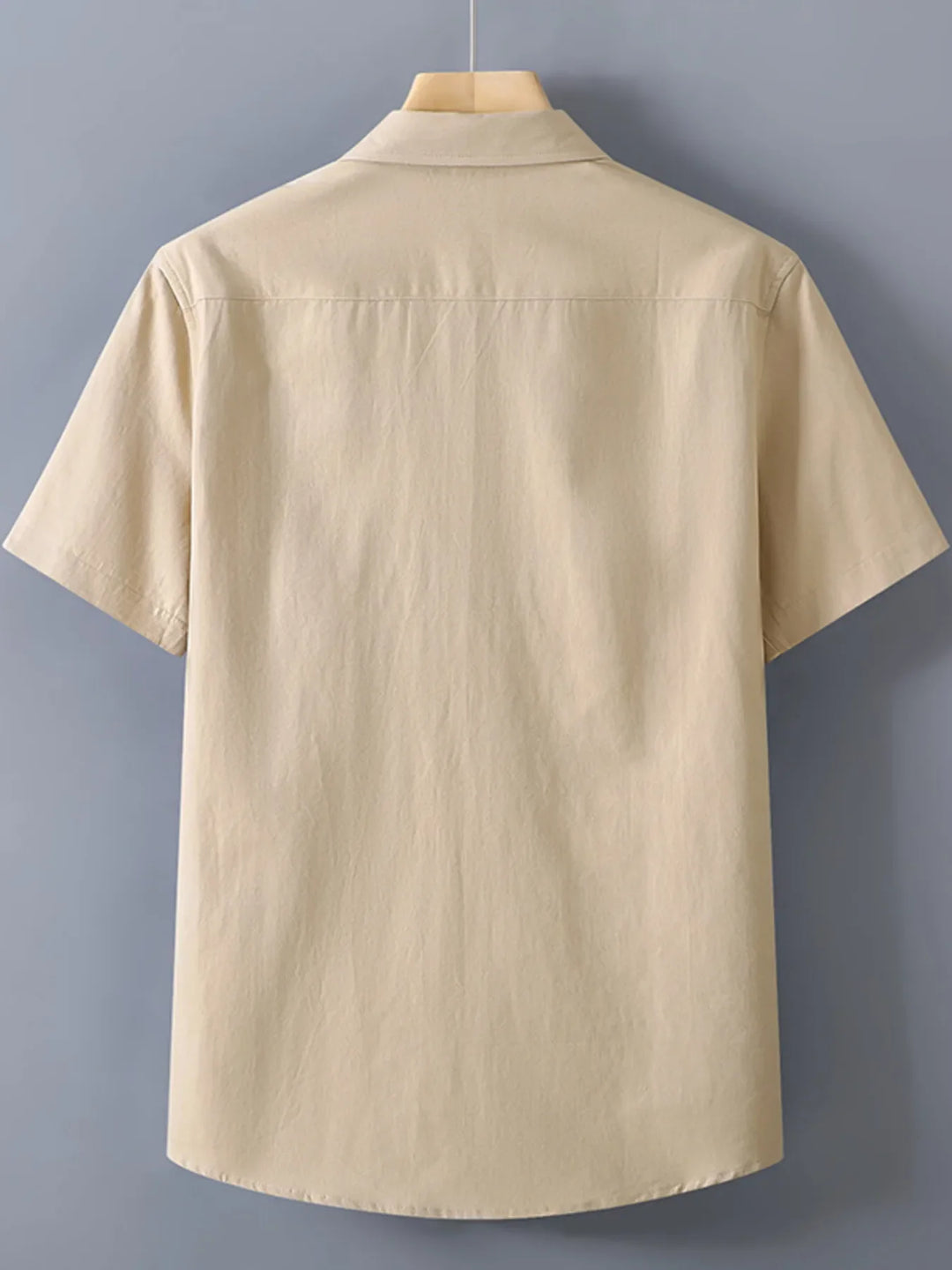 Men's Plus Size Button Up Short Sleeve Shirt