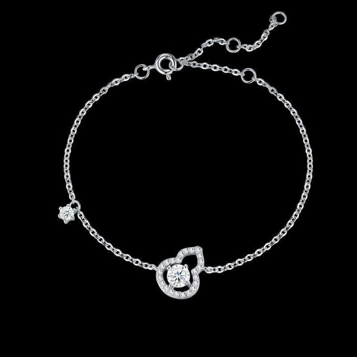 New Sterling Silver Gourd Bracelet For Women