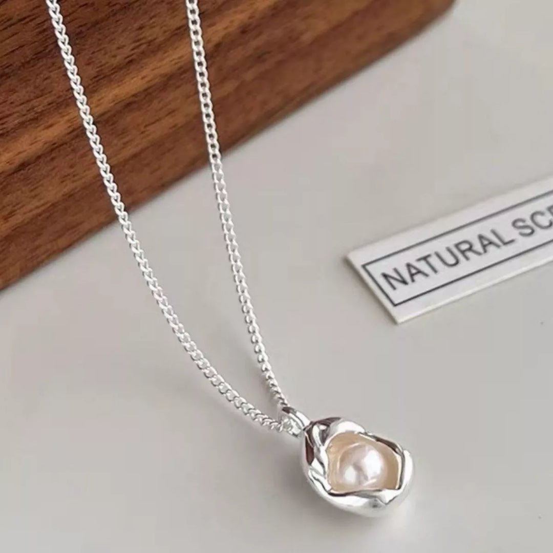 Pearl 925 Sterling Silver Necklace