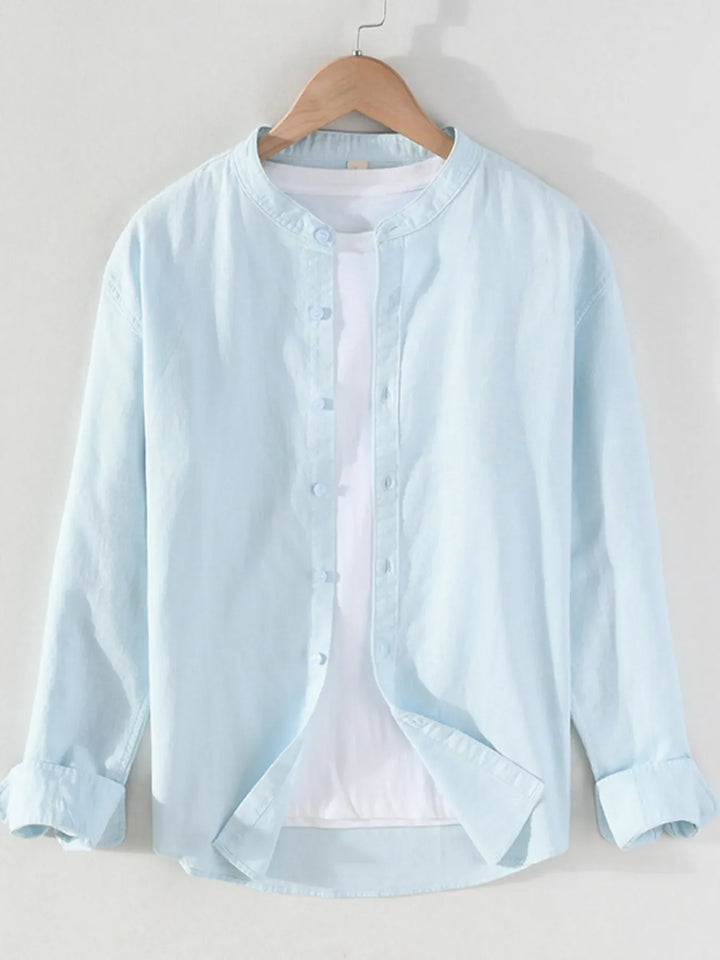 Men's Full Size Button Up Long Sleeve Shirt Plus Size