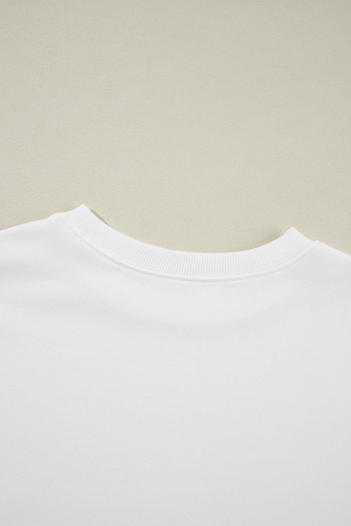 Sweat-shirt ras du cou classique et solide