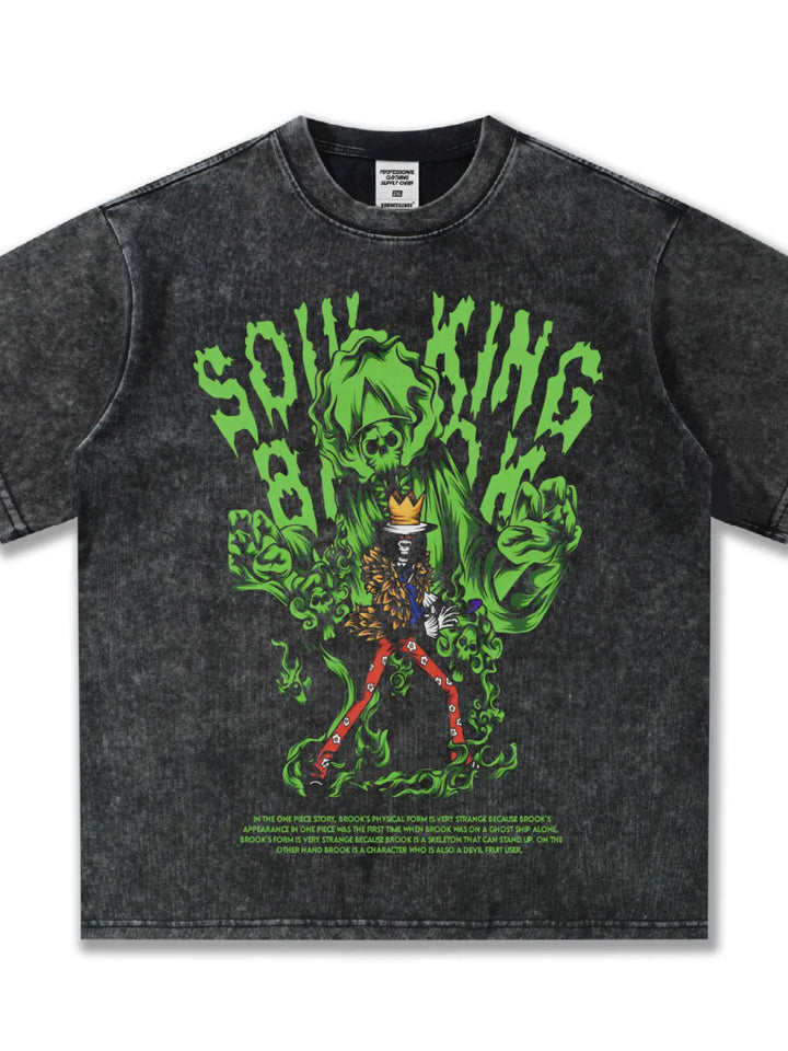 Men's Graphic Round Neck Short Sleeve T-Shirt