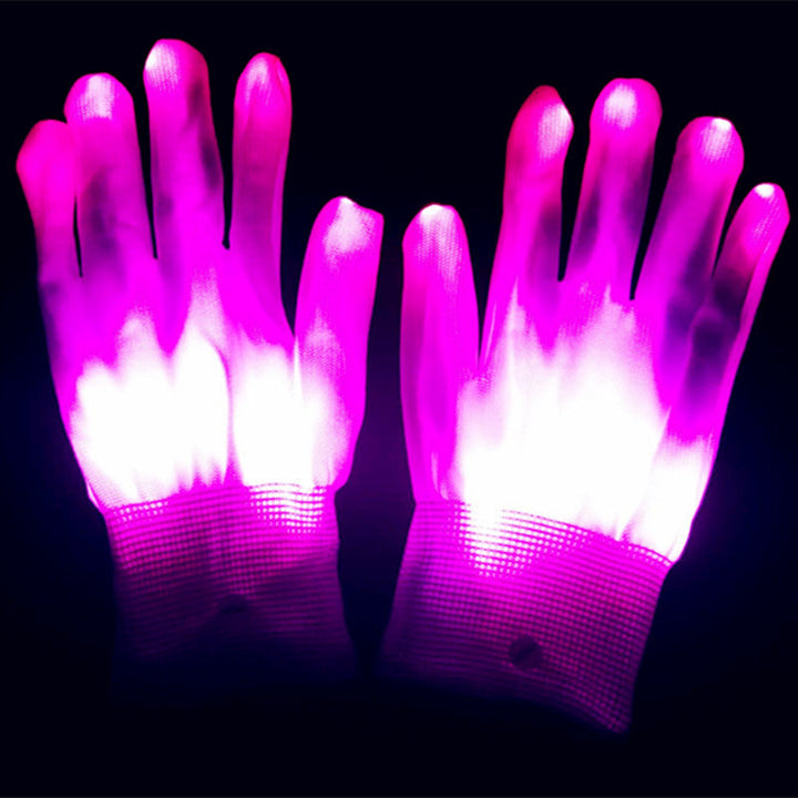 Colorful Light-up Gloves Outdoor Dance Clothing