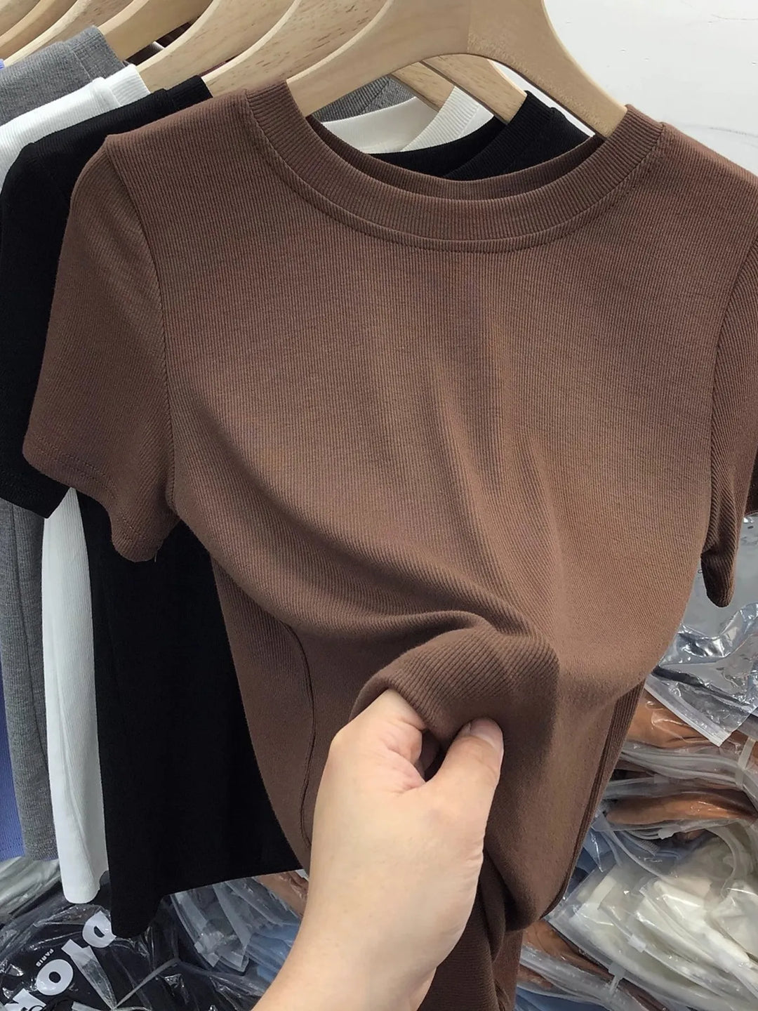 Crew Neck Short Sleeve T-Shirt