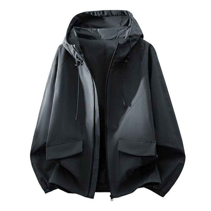 Spring And Autumn Unisex Jacket Mens Three Dimensional Line Design American Style