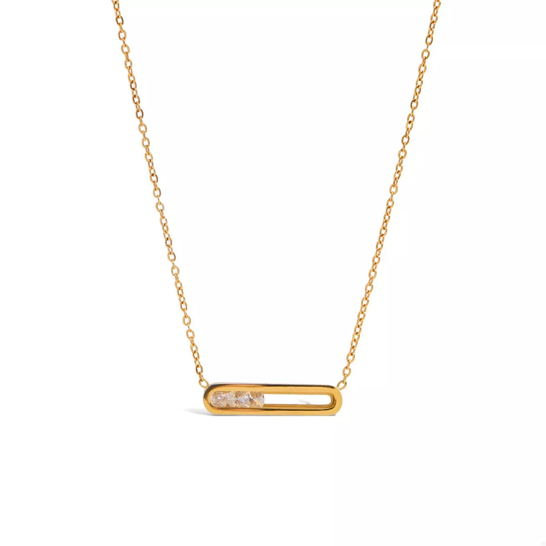 18K Gold-Plated Pendant Necklace