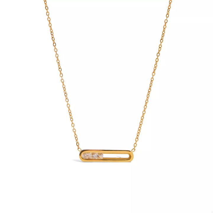 18K Gold-Plated Pendant Necklace