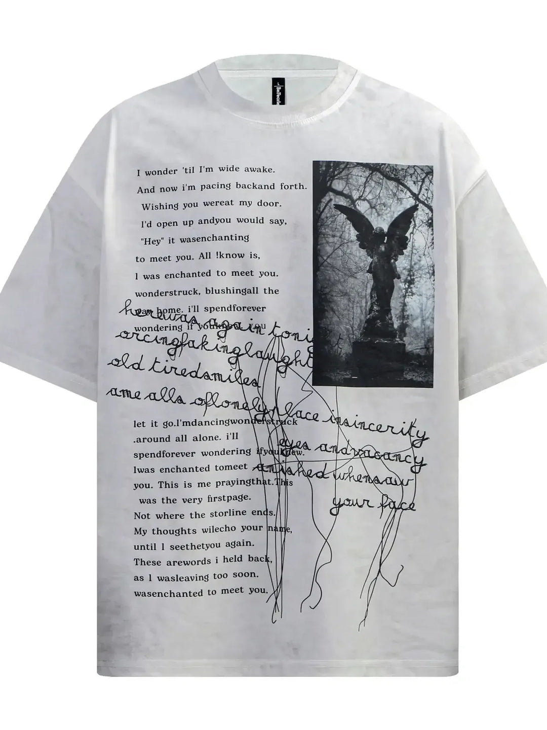 Men's Round Neck Short Sleeve Oversized T-Shirt