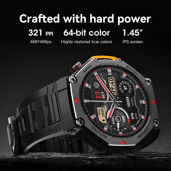 New 5ATM Water-Resistant Sports Smartwatch