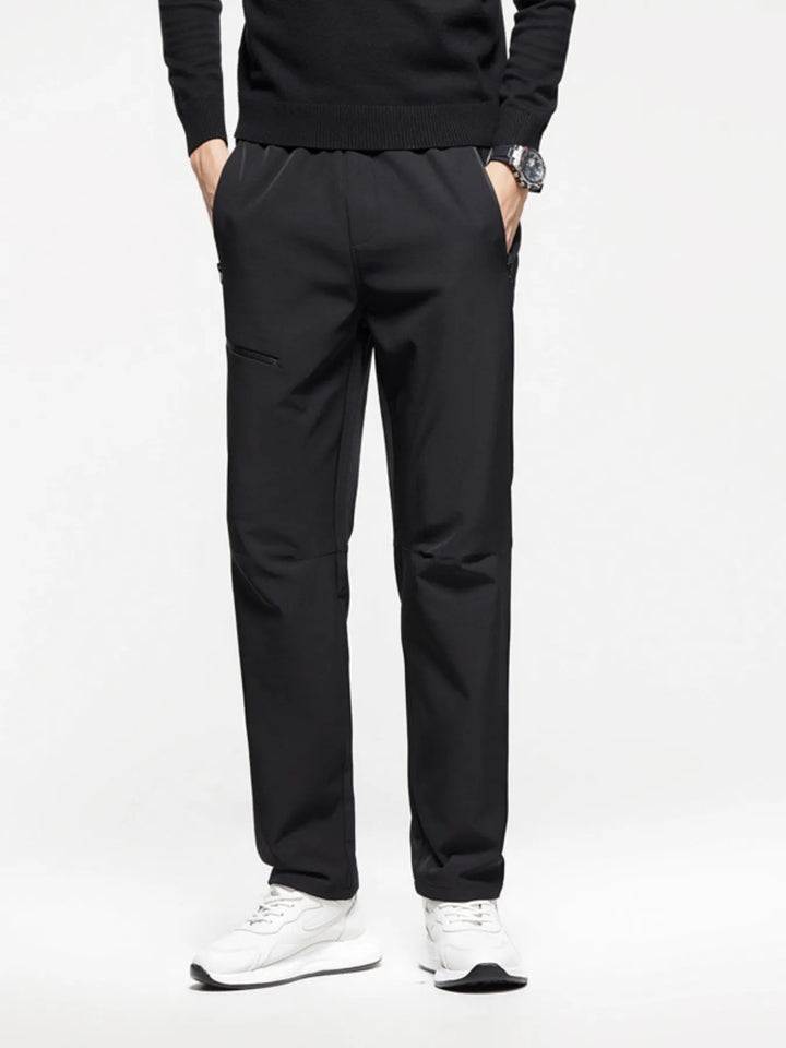 Men's Plus Size Casual Straight-Leg Pants