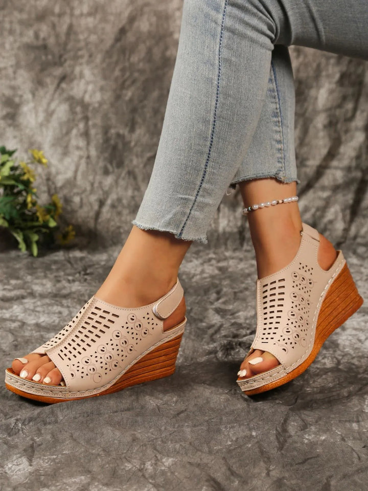 Open Toe Wedge Sandals