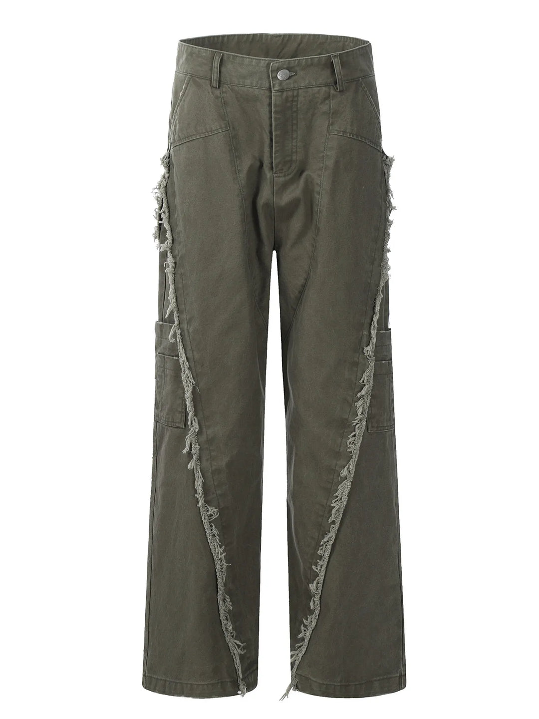 Men's Fringe Wide Leg Pants