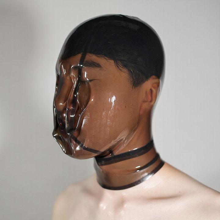 Latex Hood Halloween Cosplay Mask