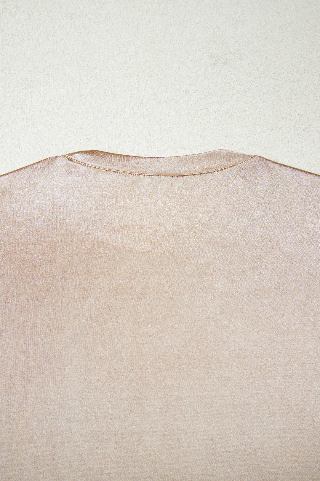 Gold Round Neck Metallic Tank Top
