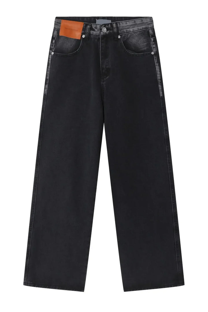 Wide Leg Jeans with Pockets