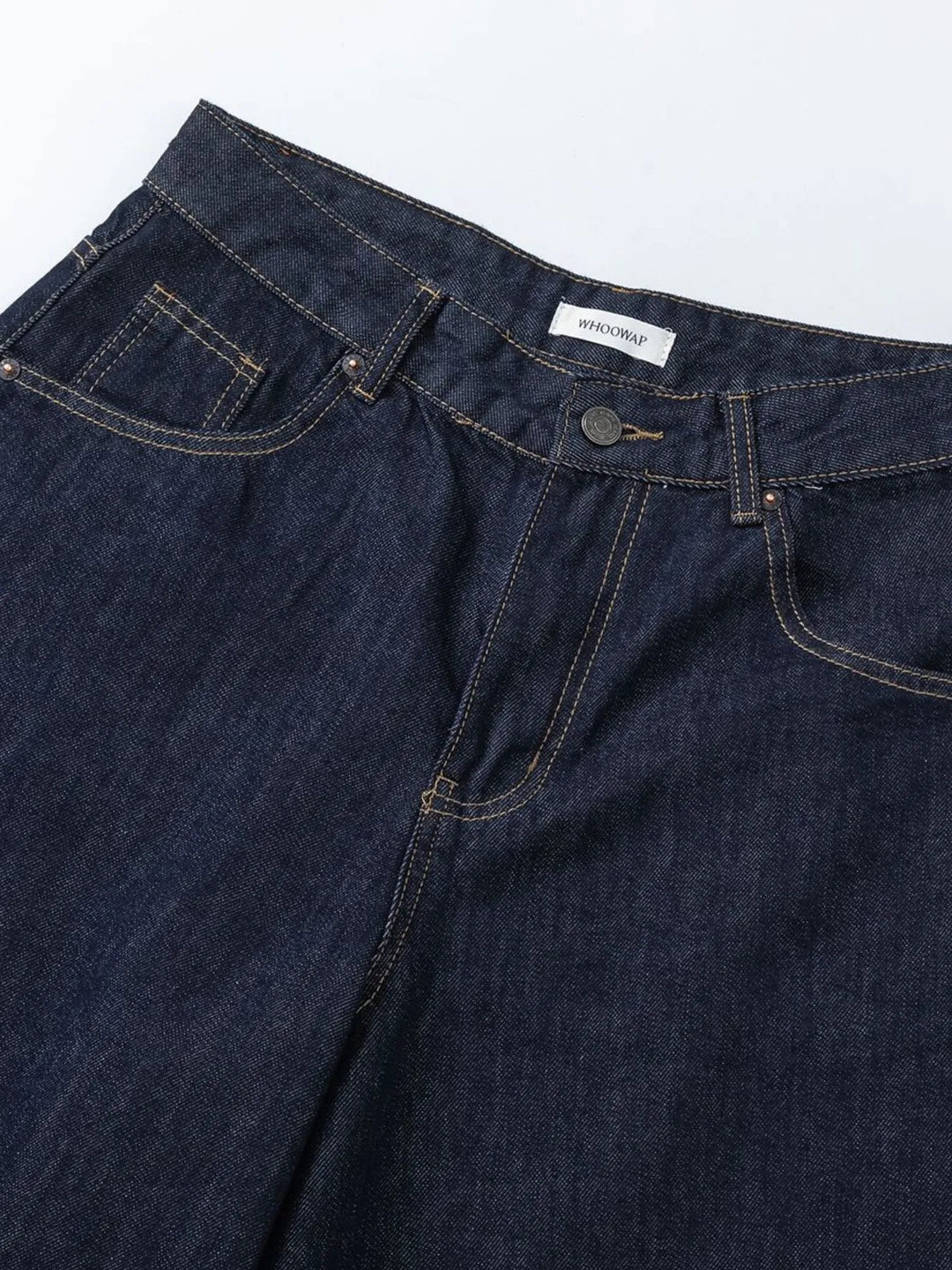 Men's Wide-Leg Denim Shorts
