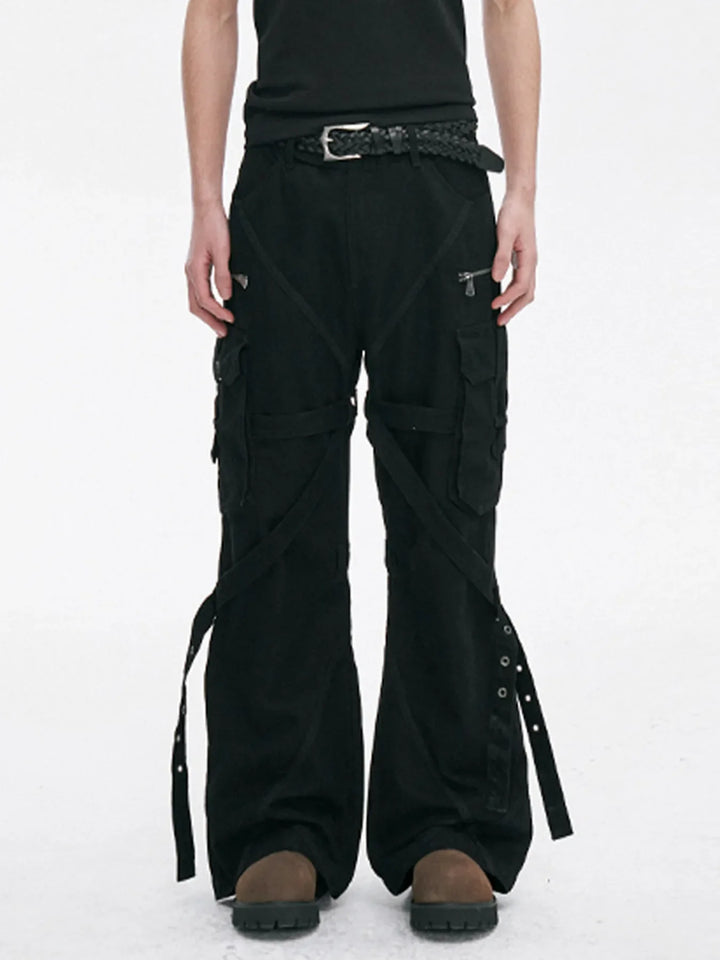 Men's Wide Leg Cargo Pants