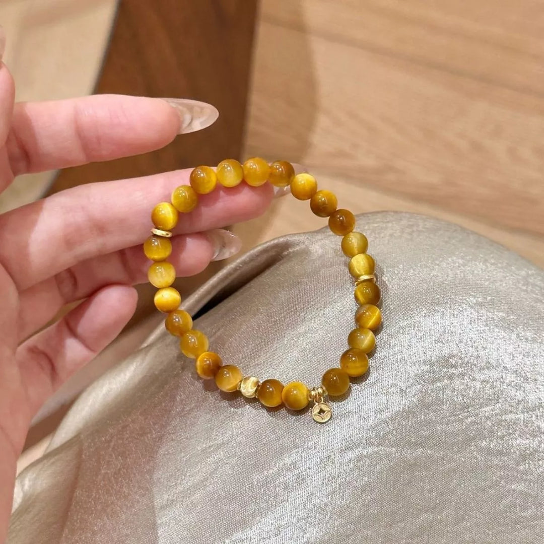 Tiger Eye Beaded Bracelet