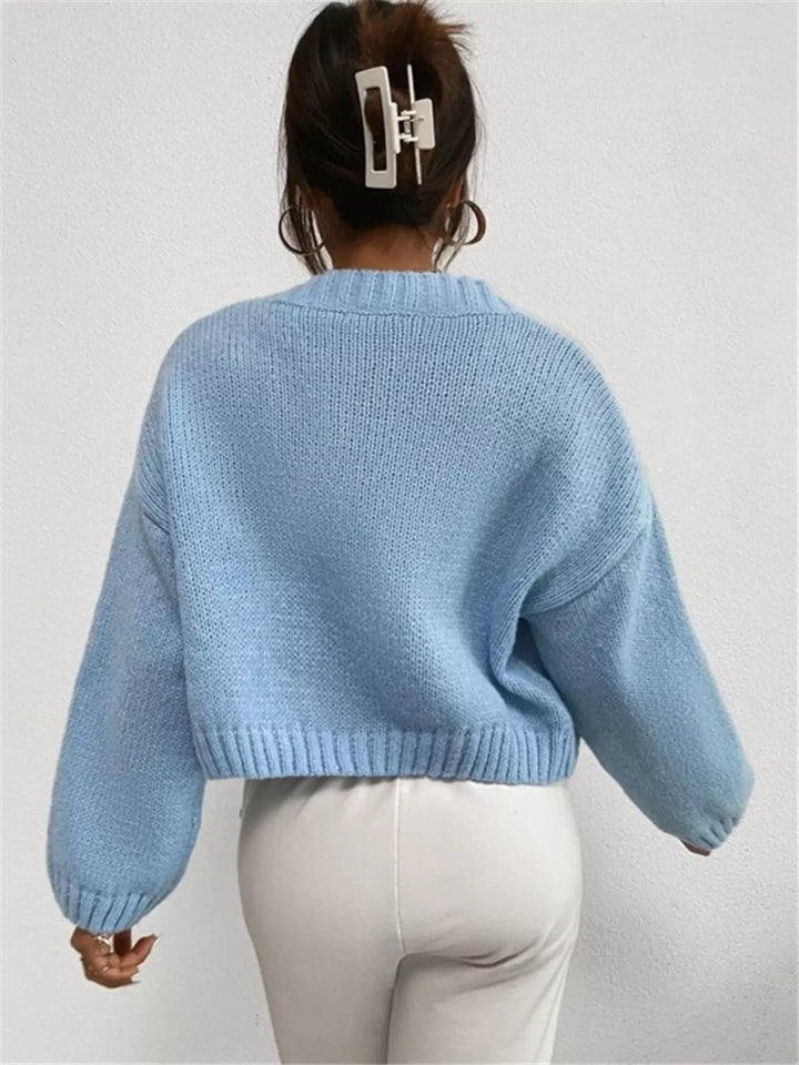 Cloud Button Up Knit Cardigan