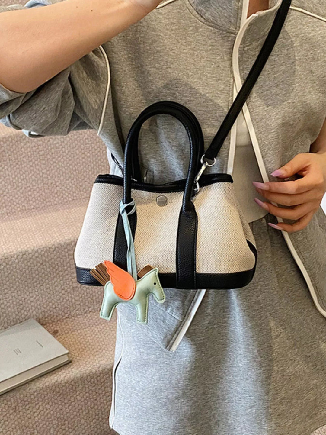 Contrast Crossbody Bag