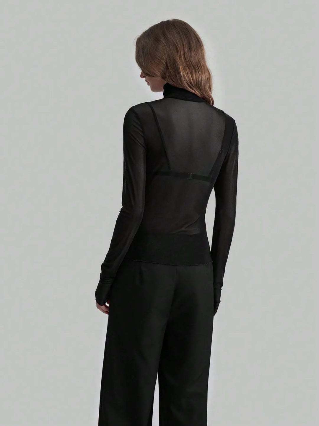 Turtleneck Long Sleeve Top