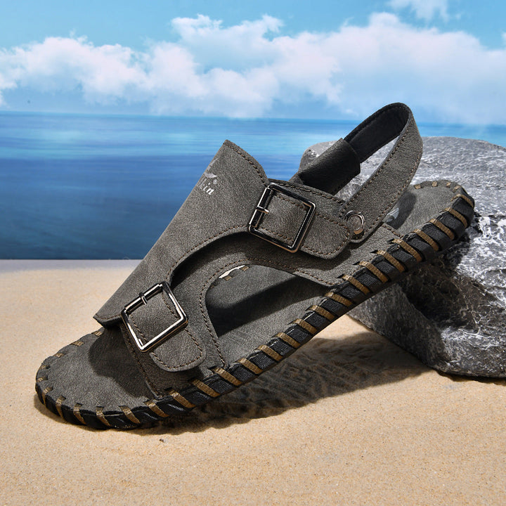 Genuine Leather Soft-soled Non-slip Beach Shoes