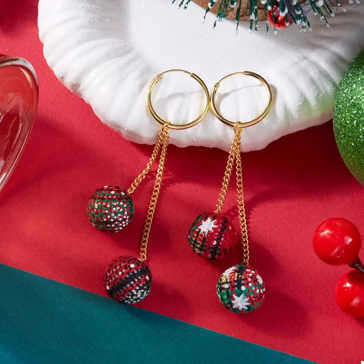 18K Gold-Plated Ball Drop Earrings