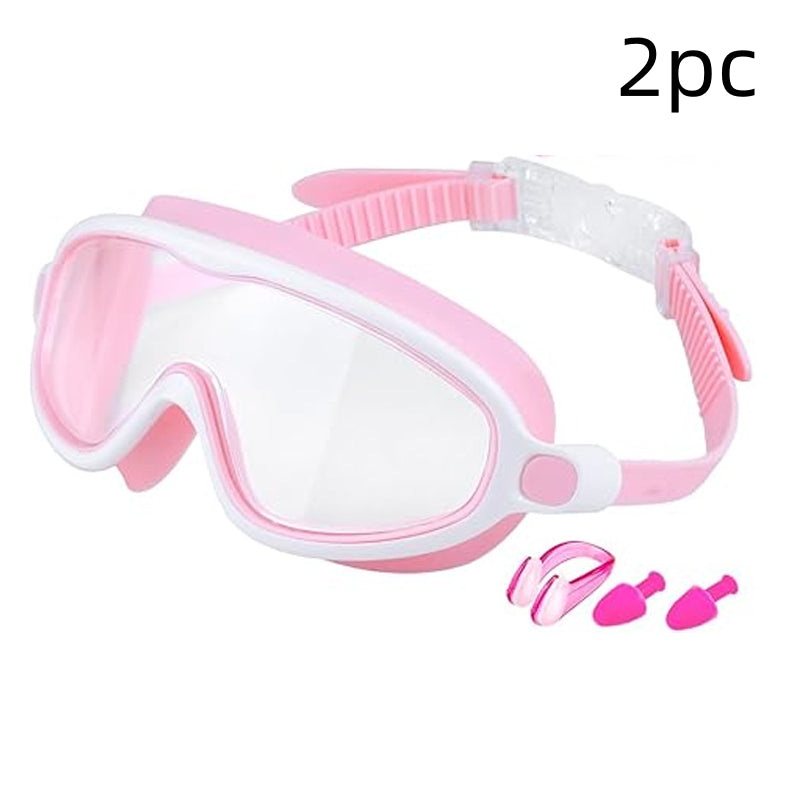 Children's Swimming Goggles HD Waterproof Anti-fog Large Frame Swimming Goggles