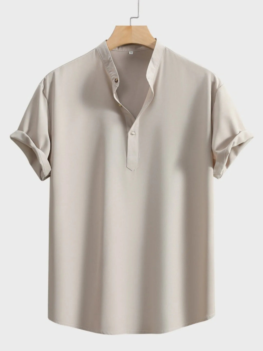 Men's Button Detail Short Sleeve Shirt