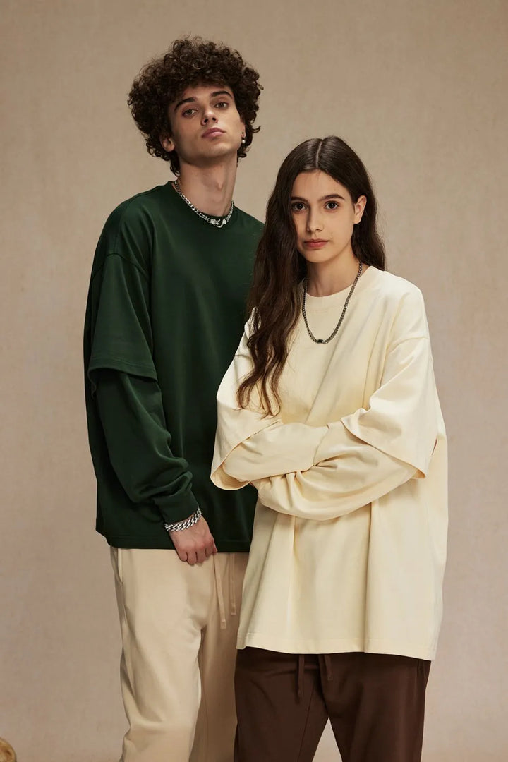Men's Round Neck Long Sleeve T-Shirt