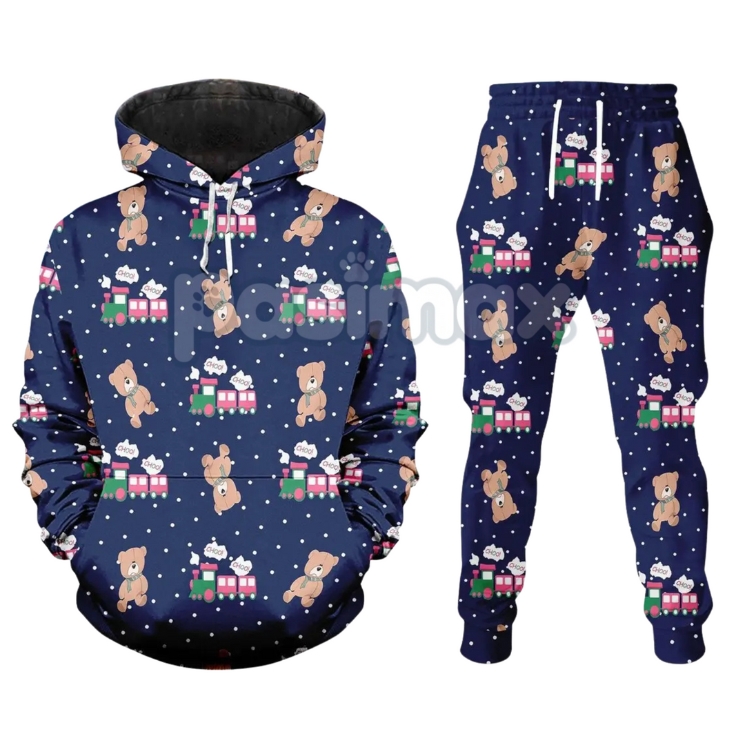 Derpy Tiger K-pop Demon Hunter Hoodie & Joggers Set – Huntrix Cosplay Outfits