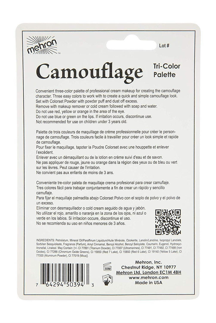 Camouflage Tri Color Palette