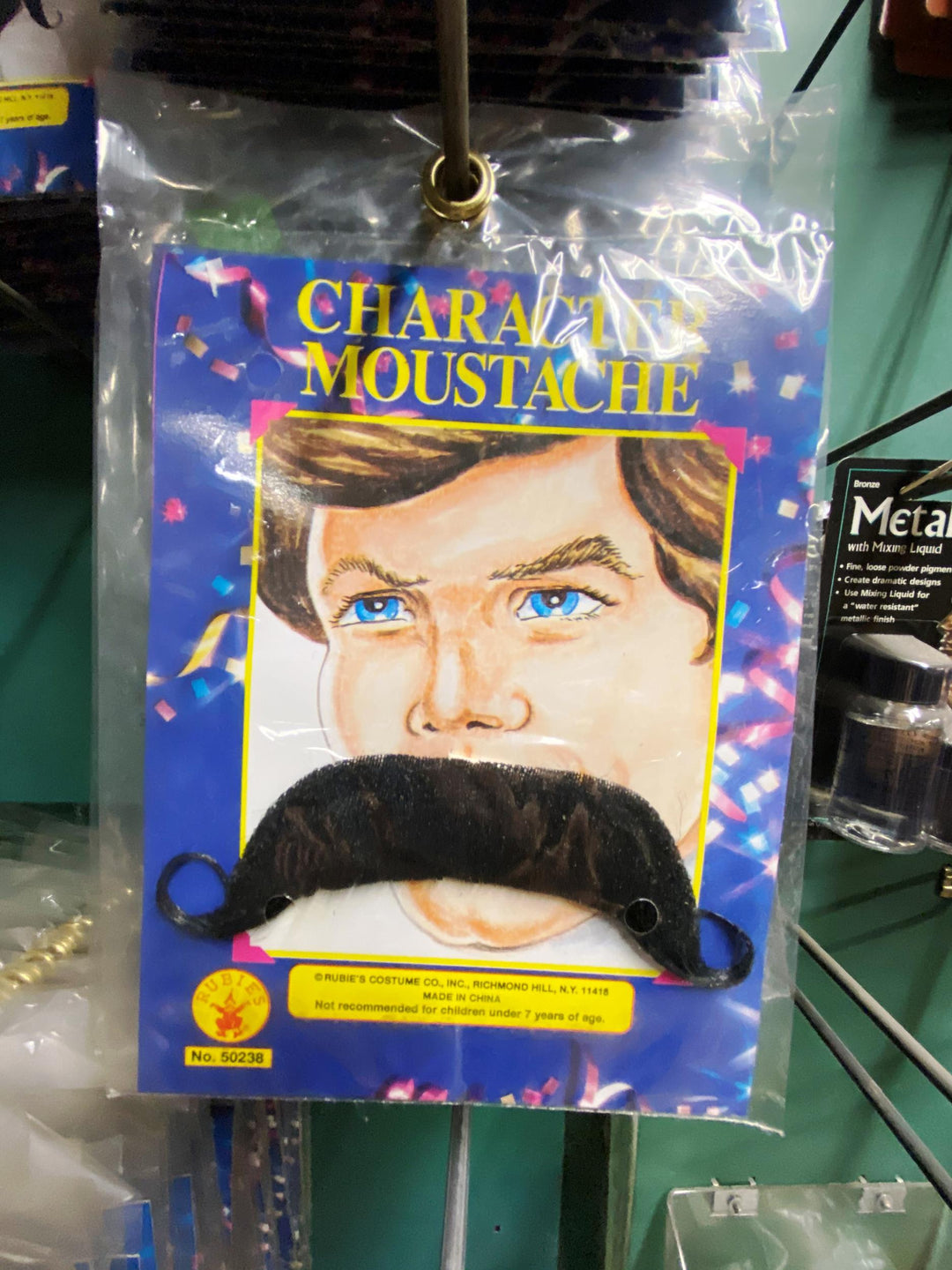 Handlebar Character Mustache Black